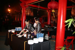 Starwood Hotels event in San Diego. Chinese food